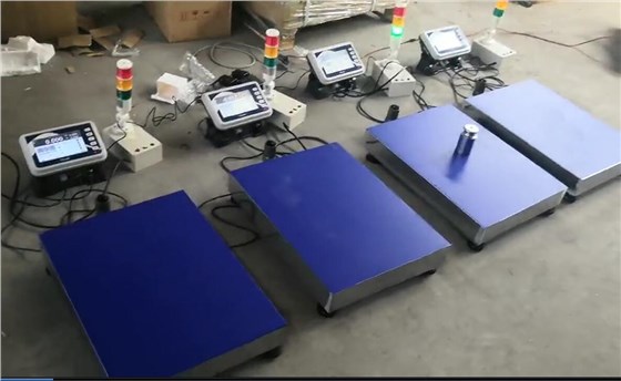 電子秤（臺衡T7儀表）配金搏仕無線報(bào)警燈