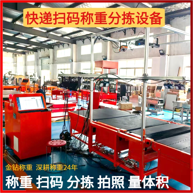 物流發貨自動稱重掃描機